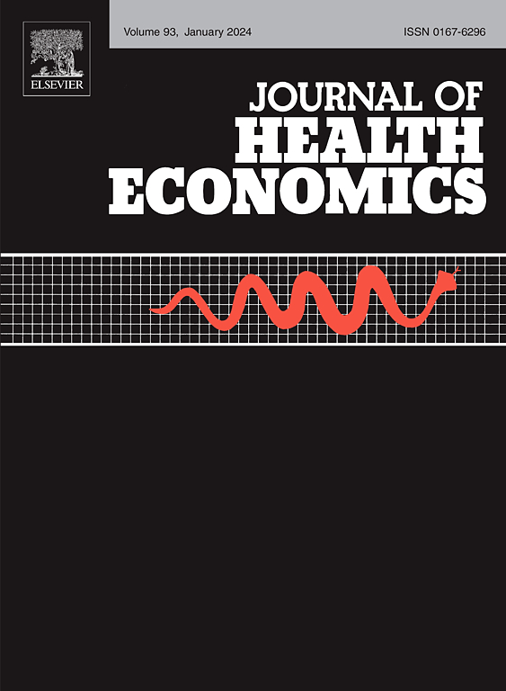 Go to journal home page - Journal of Health Economics
